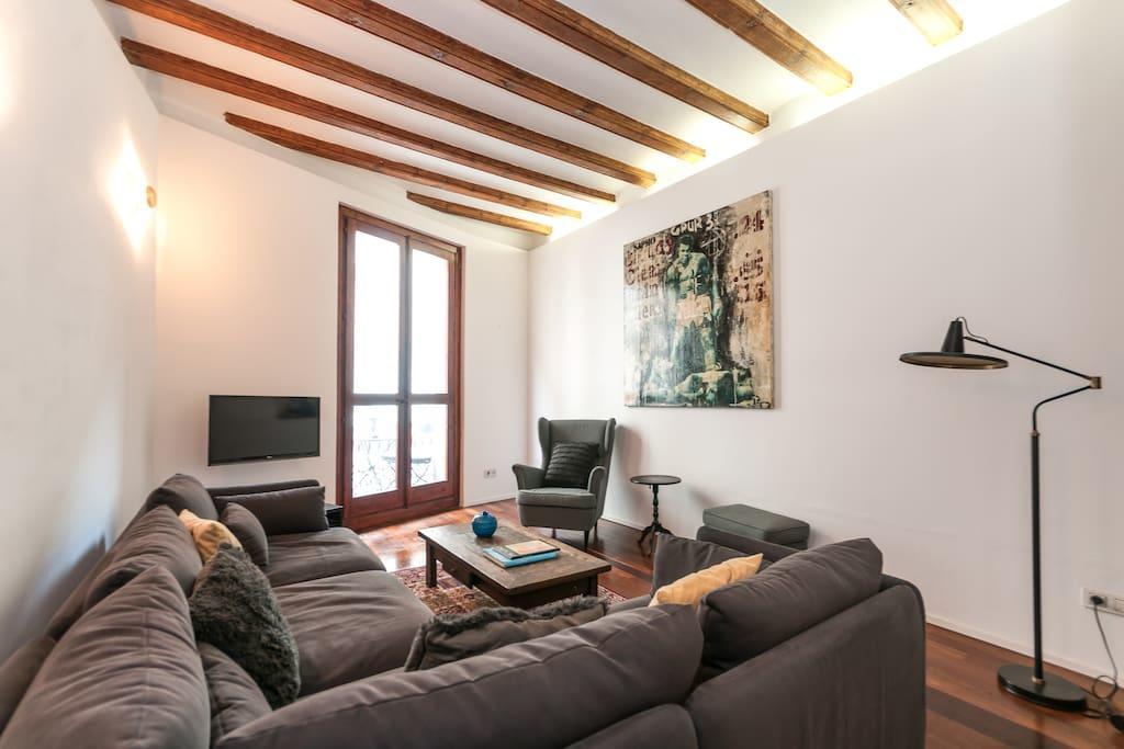3 Bedroom Near Las Ramblas Appartamento